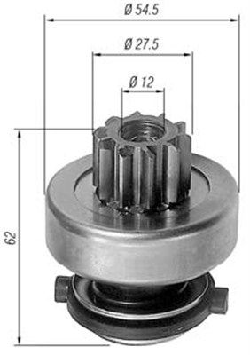 MAGNETI MARELLI Hammastrummel,starter 940113020193